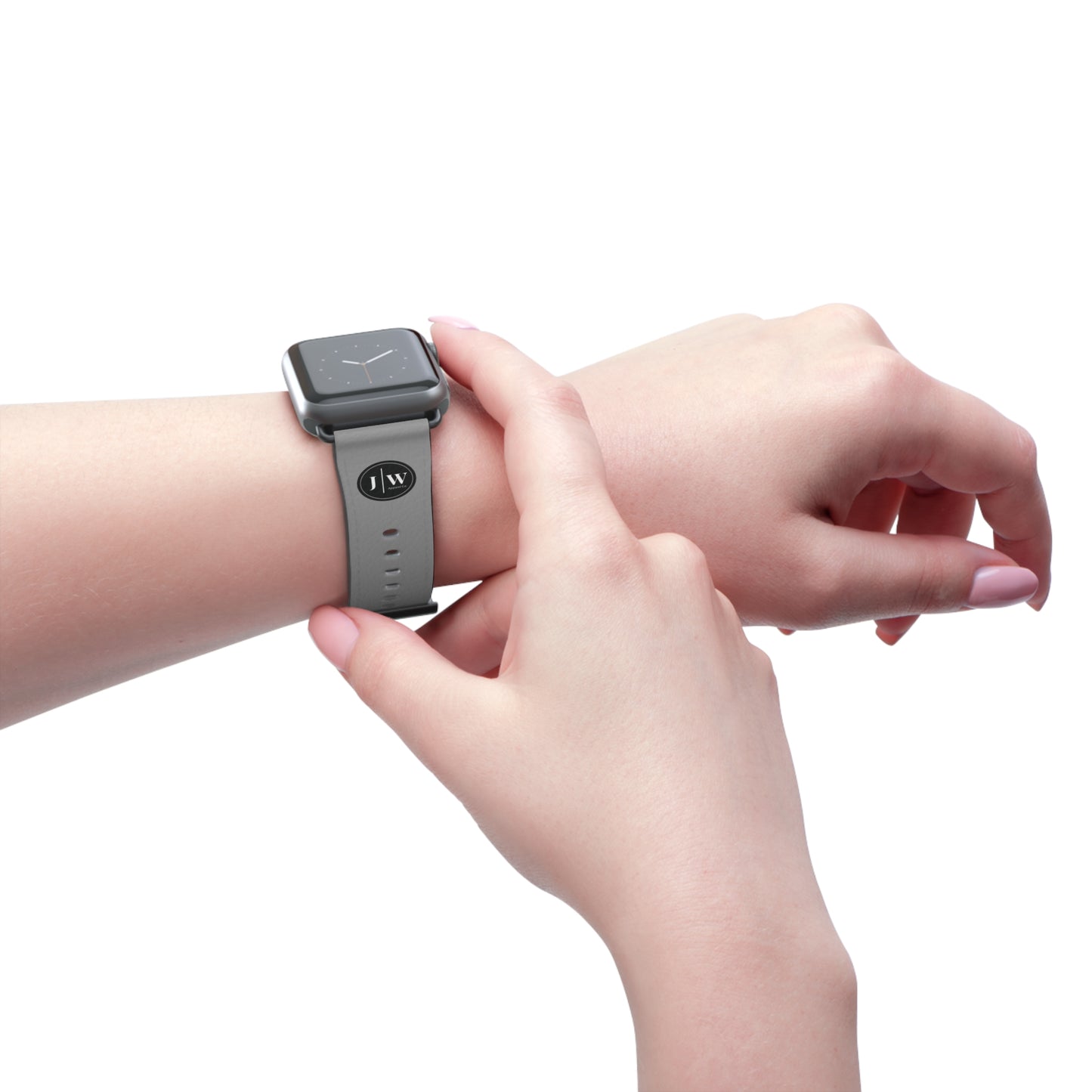 JW “Gray” Silicone Apple Watch Band