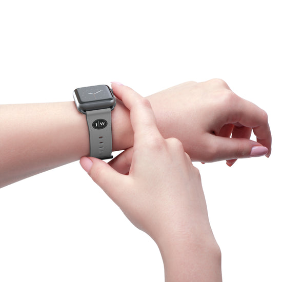JW “Gray” Silicone Apple Watch Band