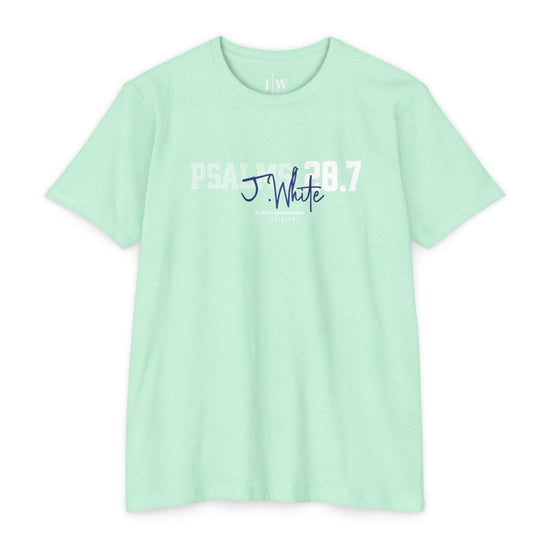 Psalm 28:7 “J.White” T‑Shirt