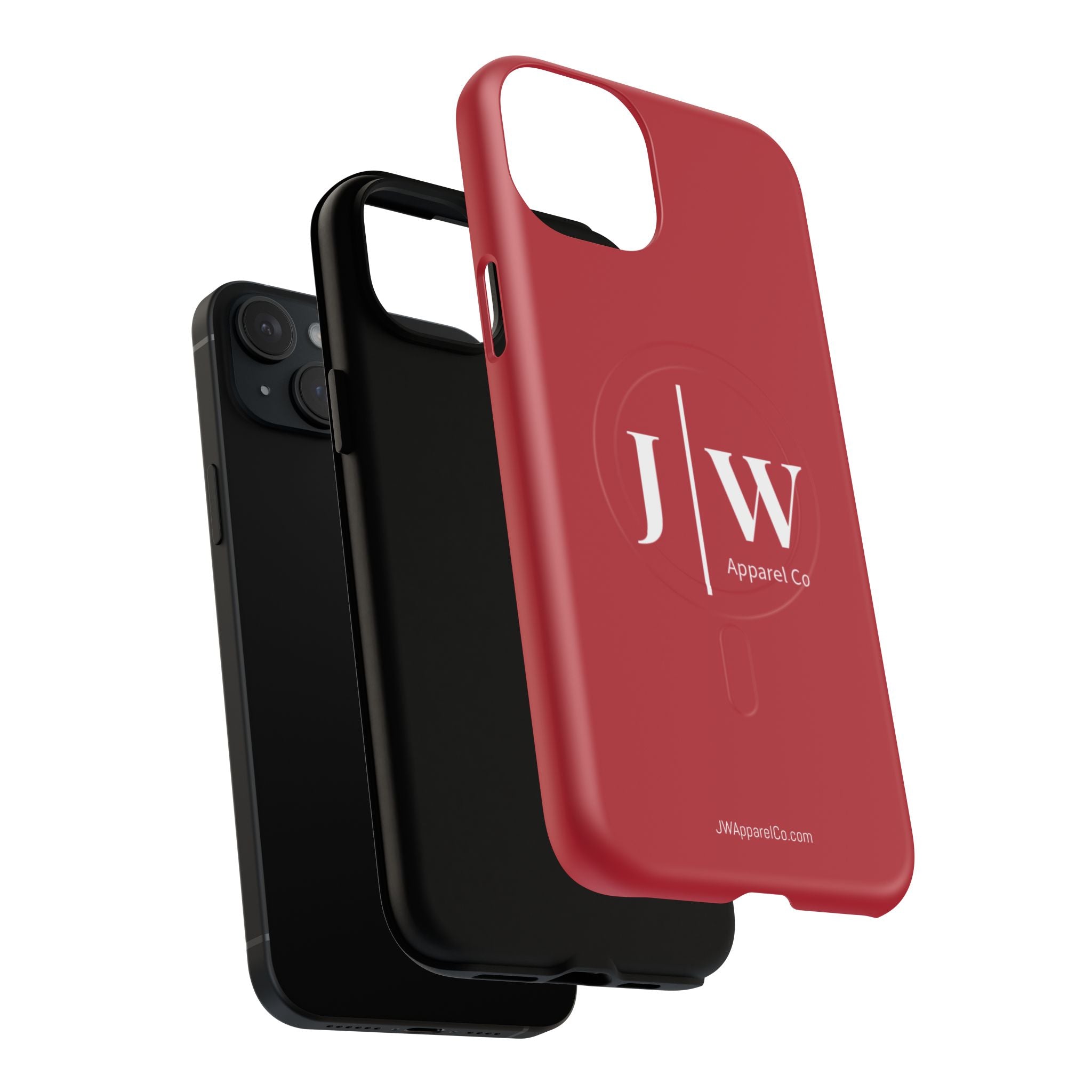 Tough “Dark Red” Magnetic iPhone Case