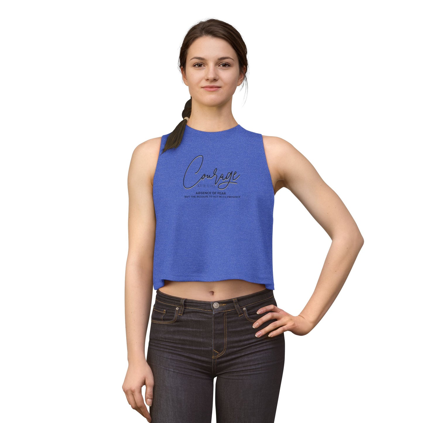 “Courage” Definition Crop Top