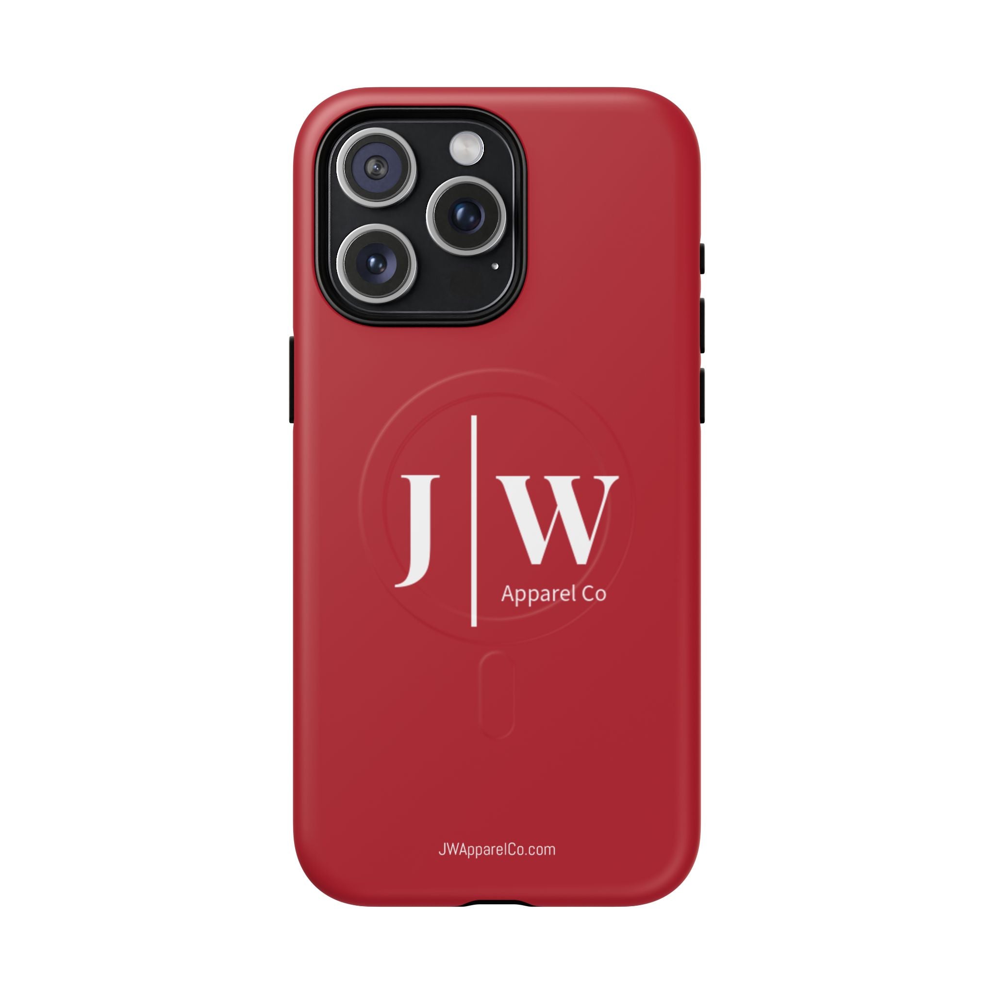 Tough “Dark Red” Magnetic iPhone Case