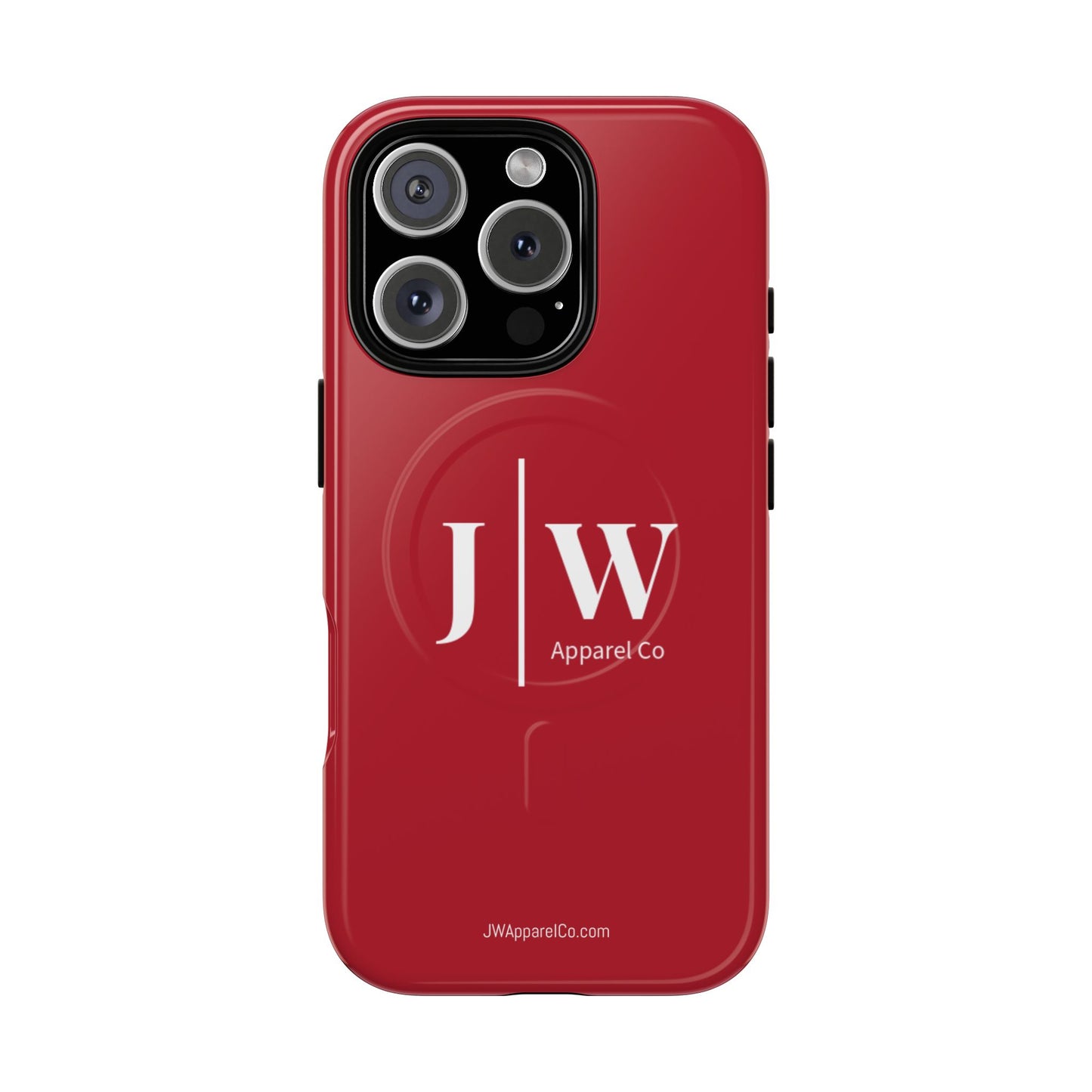 Tough “Dark Red” Magnetic iPhone Case