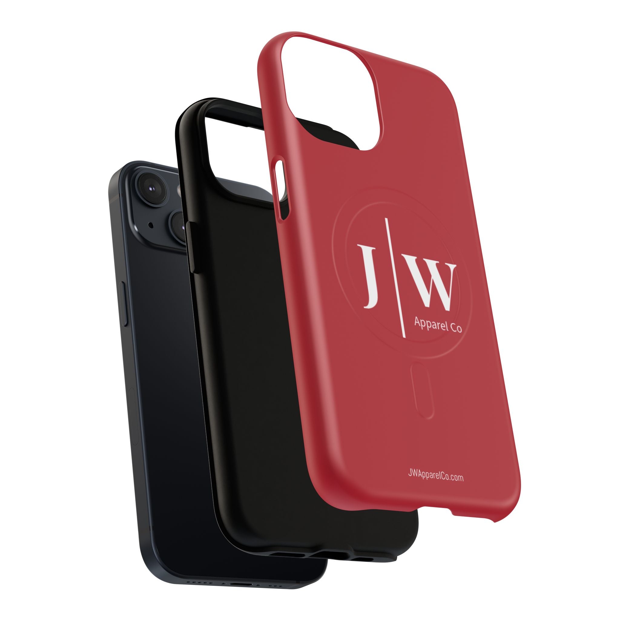 Tough “Dark Red” Magnetic iPhone Case
