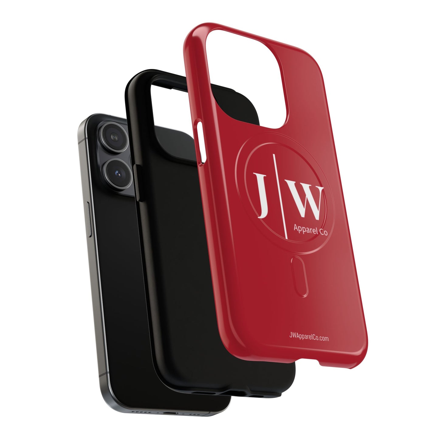 Tough “Dark Red” Magnetic iPhone Case