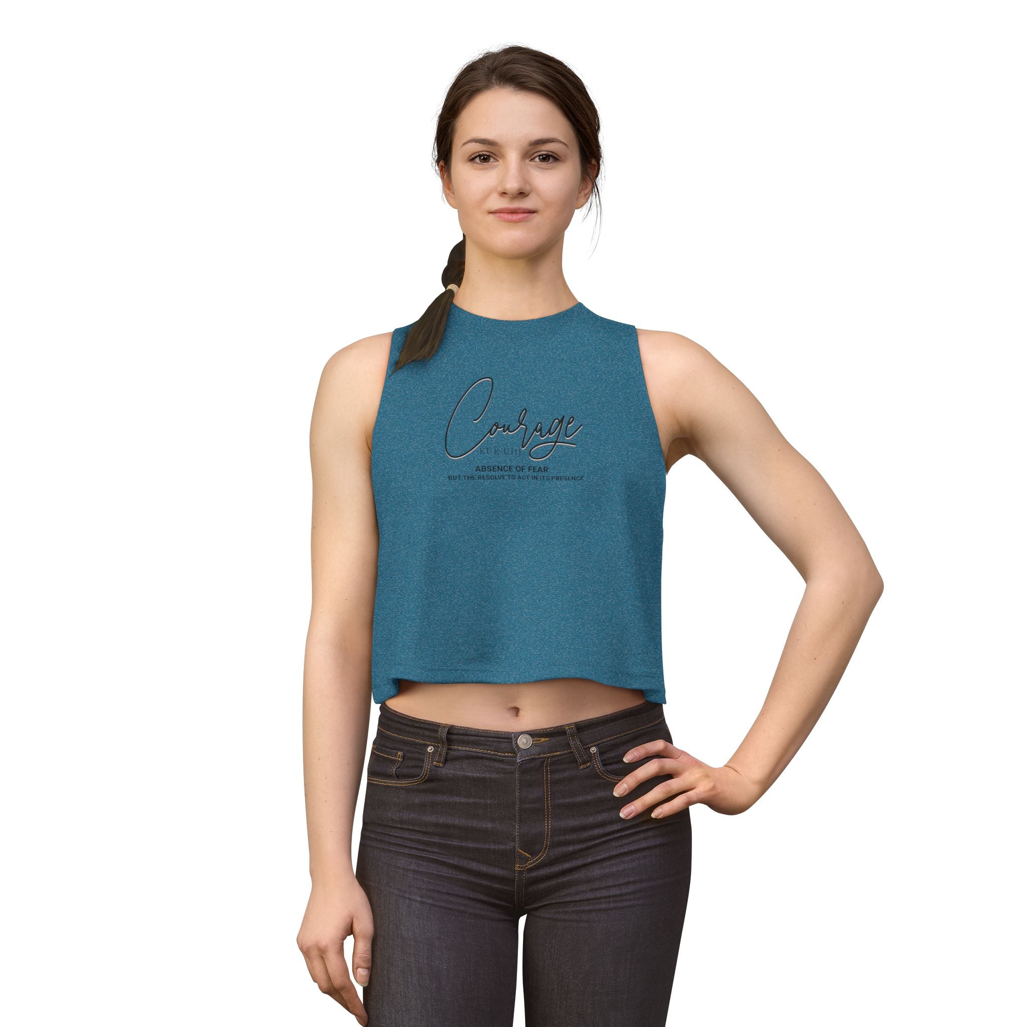 “Courage” Definition Crop Top