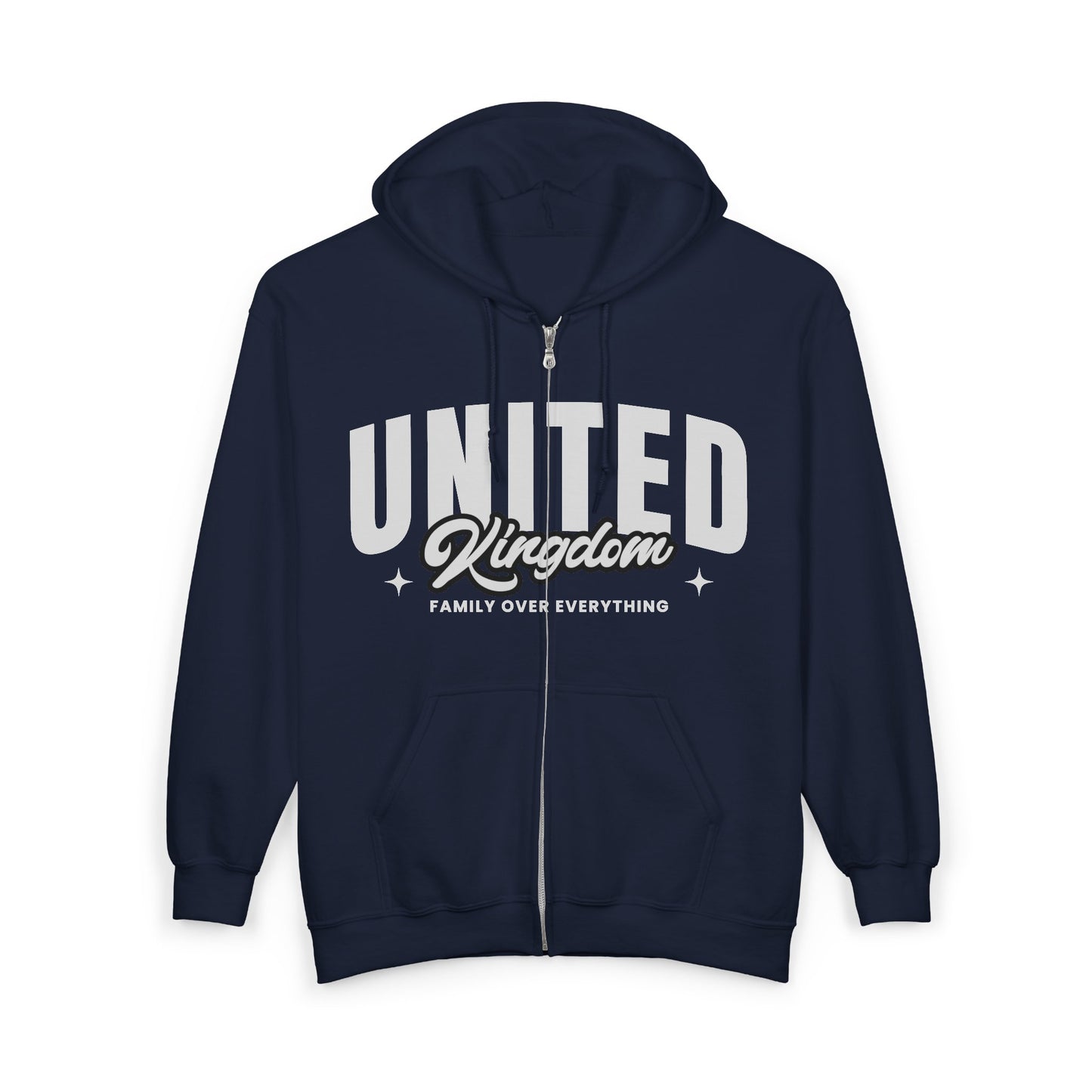 'United Kingdom' Zip-Up Hoodie