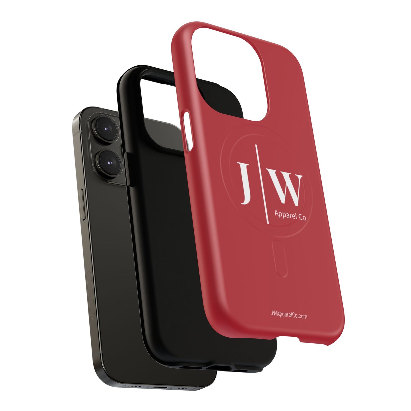 Tough “Dark Red” Magnetic iPhone Case