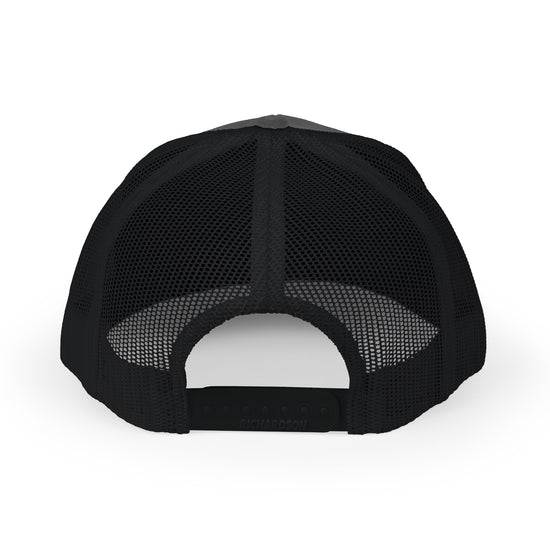 Embroidered Trucker Snapback Cap — JW Apparel Logo Mesh Hat