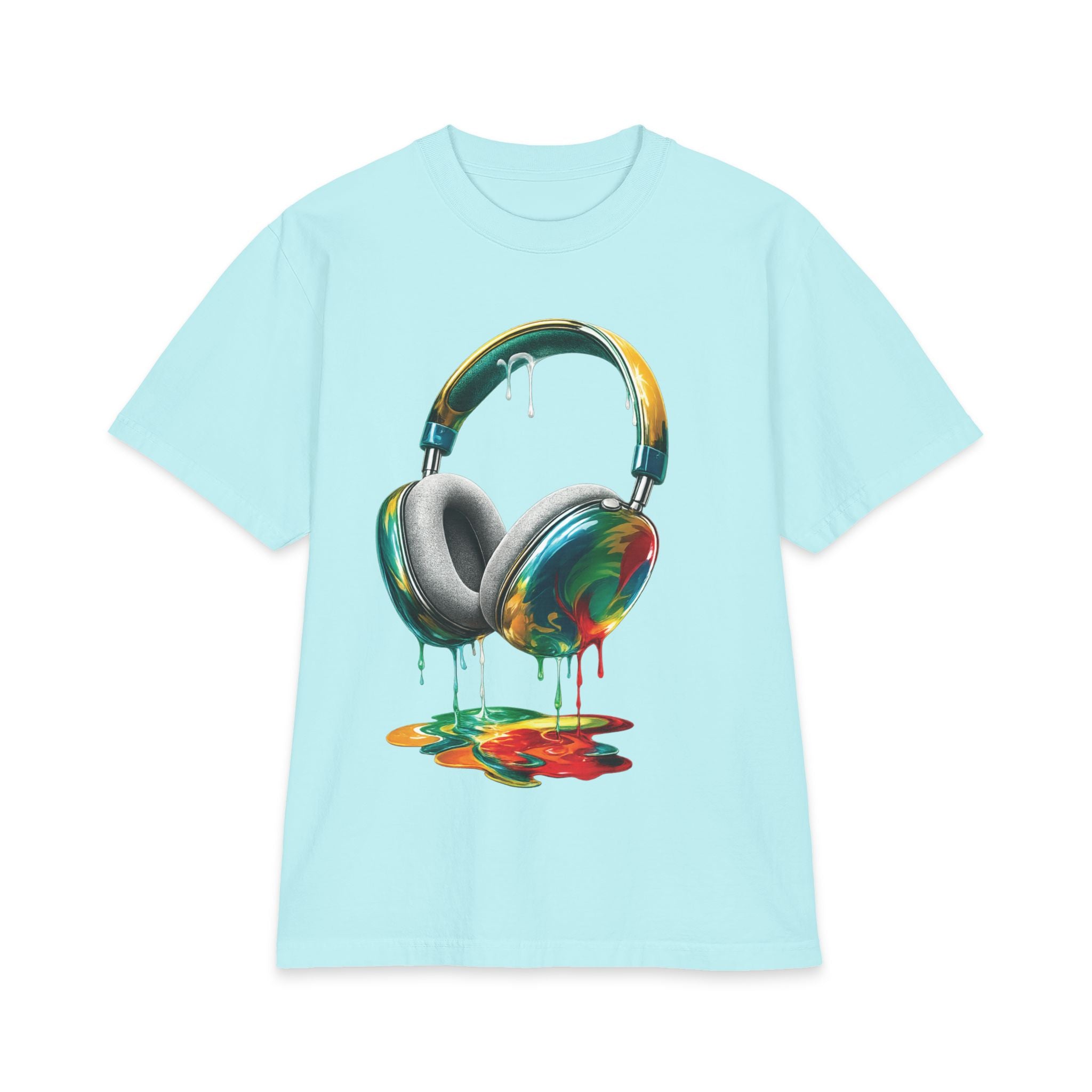 Oversize “Wet Paint” Headphones T-Shirt