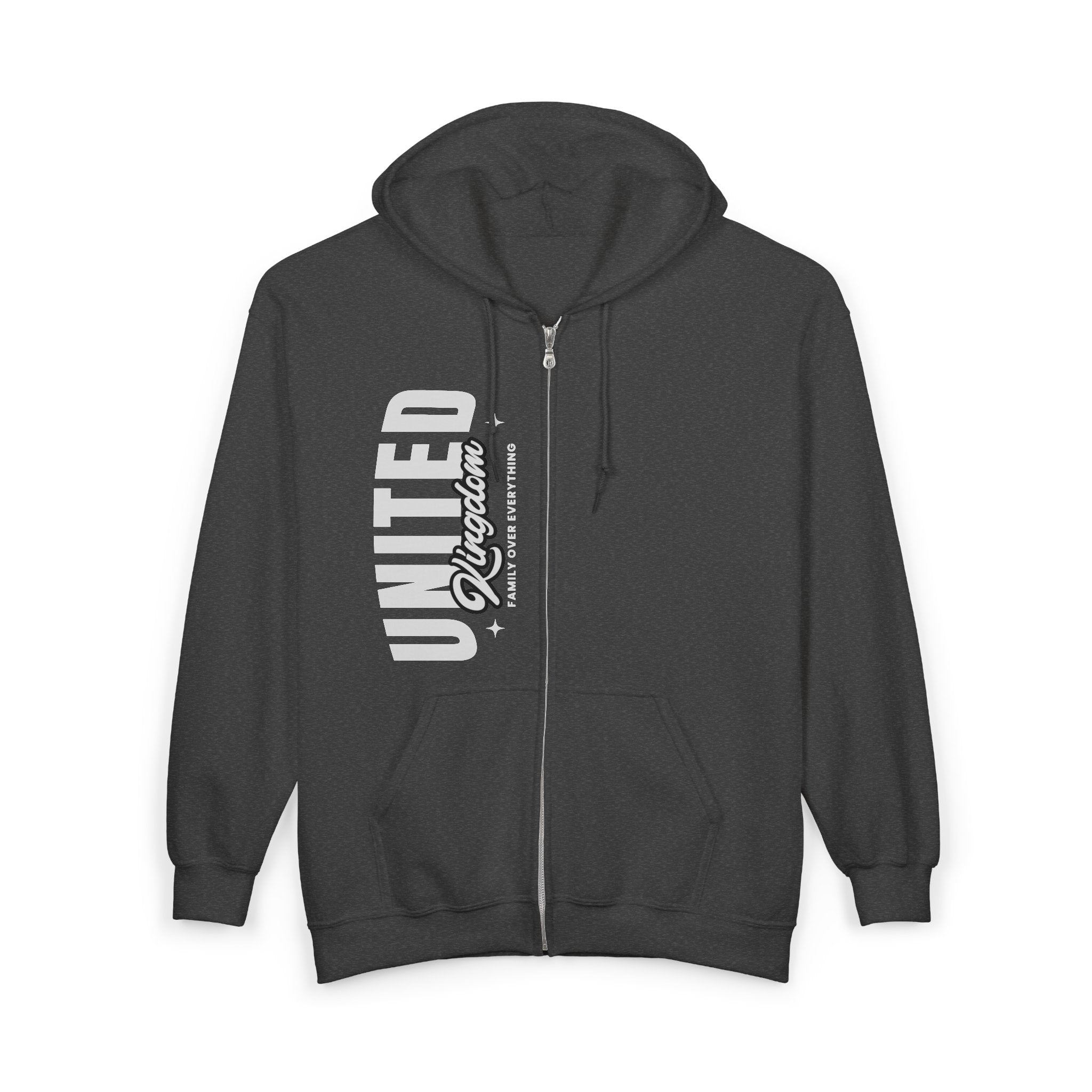 Vertical 'United Kingdom' Zip-Up Jacket
