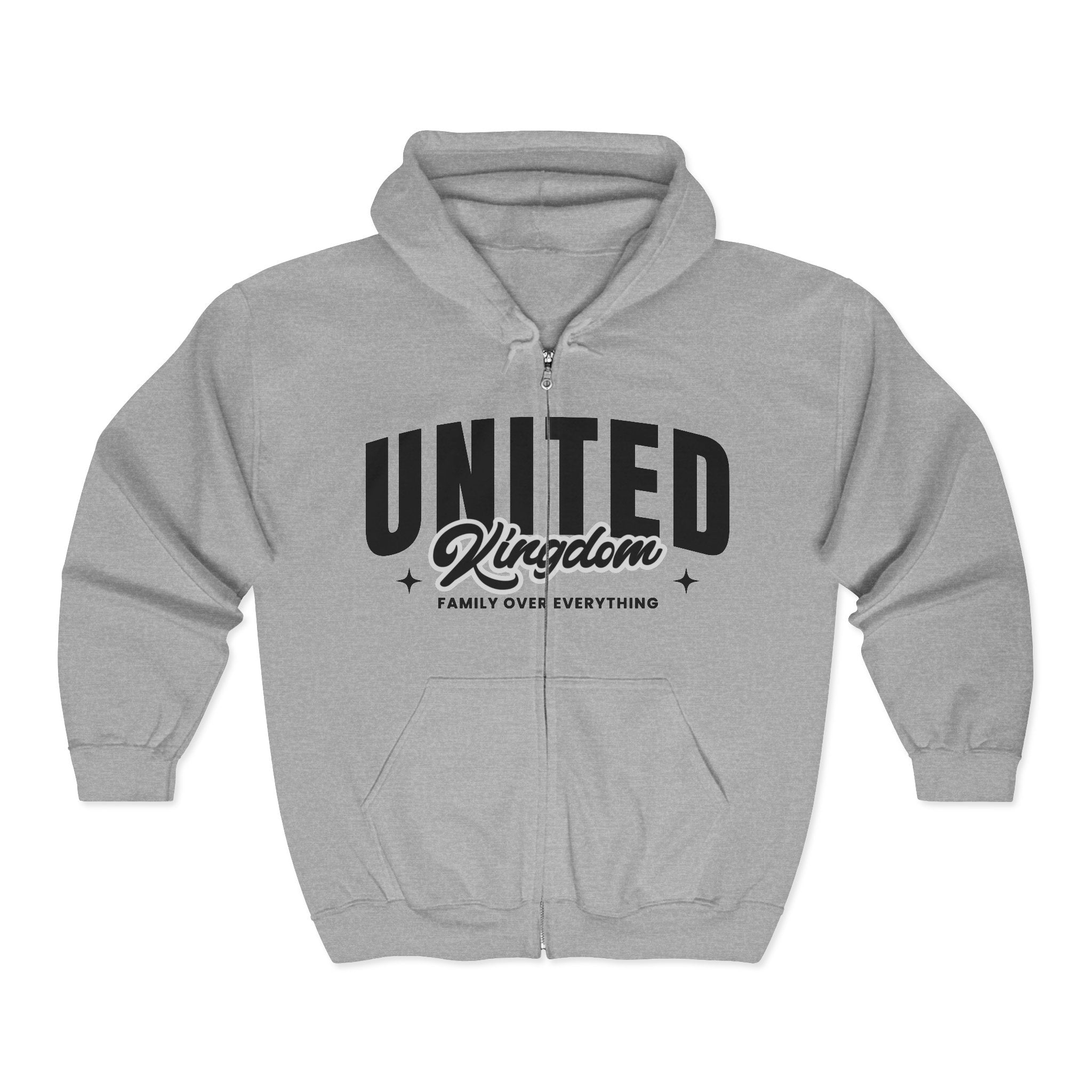 'United Kingdom' Zip-Up Hoodie