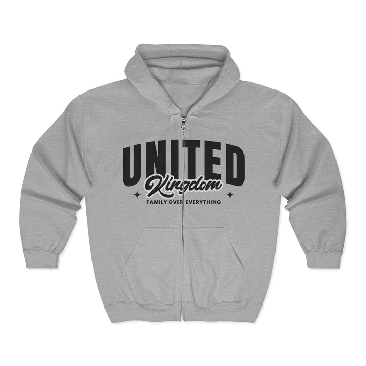 'United Kingdom' Zip-Up Hoodie