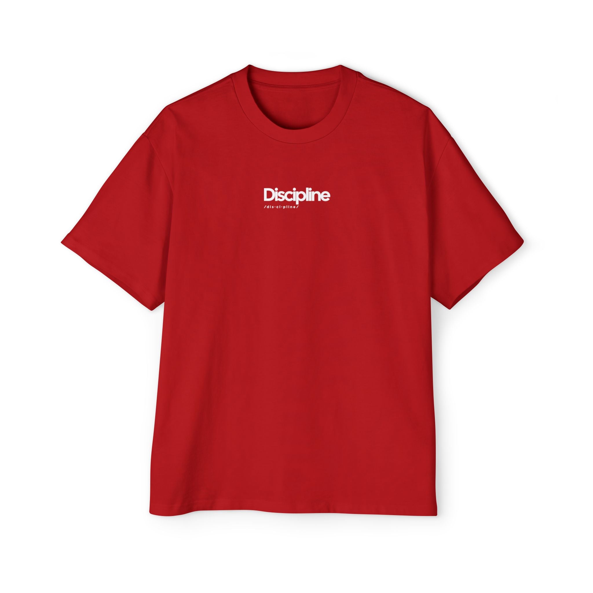 Oversized “Discipline” Tee
