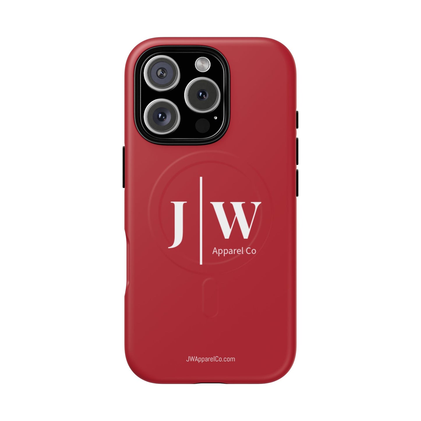 Tough “Dark Red” Magnetic iPhone Case