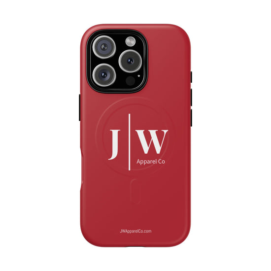 Tough “Dark Red” Magnetic iPhone Case