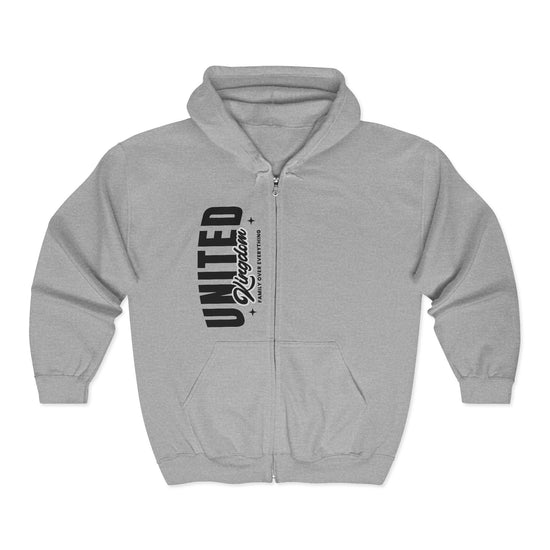 Vertical 'United Kingdom' Zip-Up Jacket