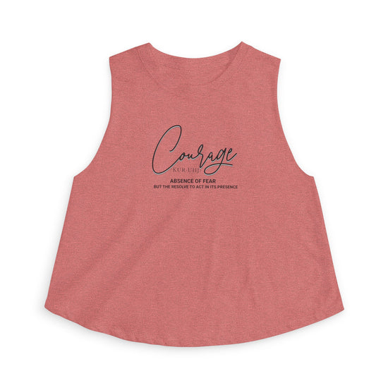 “Courage” Definition Crop Top