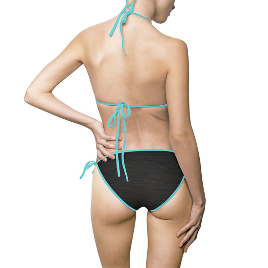 “Black-lines” Two-Piece Bikini