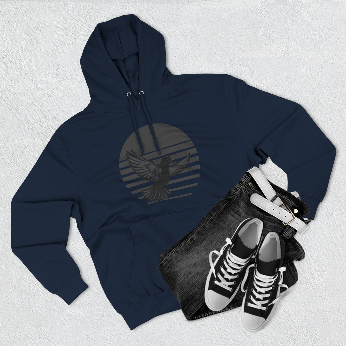 “Free Bird-DRK” Pullover Hoodie