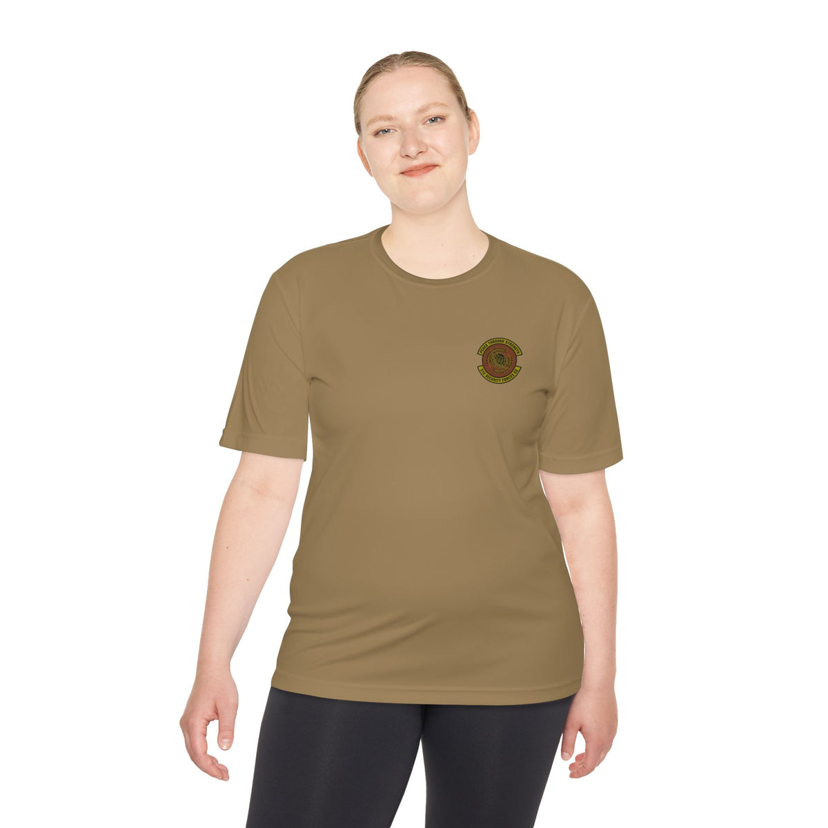 SF Defender Tactical Tee — Sport-Tek Material