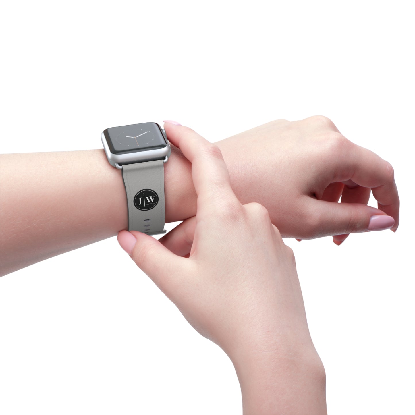 JW “Gray” Silicone Apple Watch Band