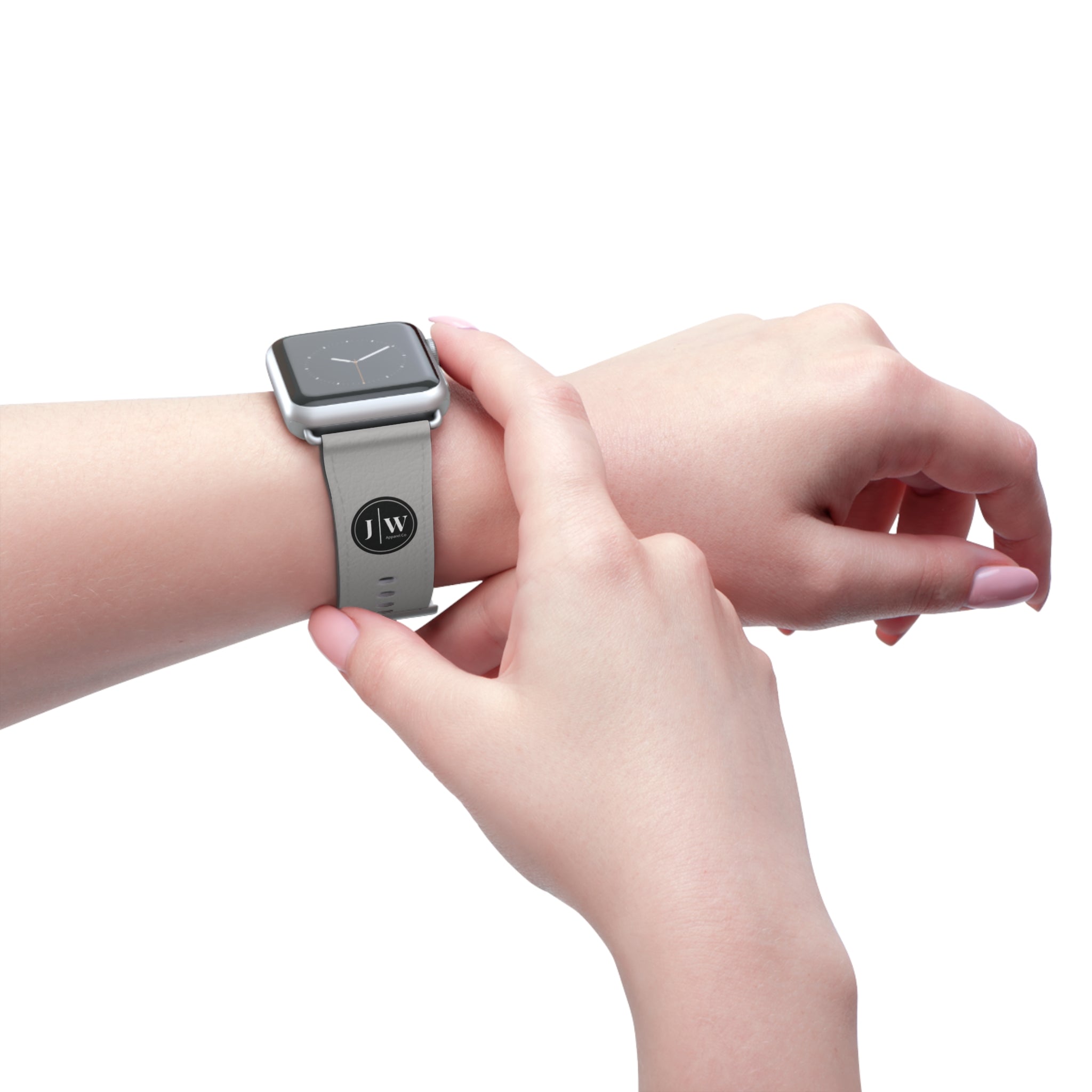 JW “Gray” Silicone Apple Watch Band
