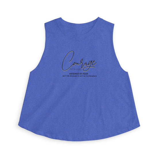 “Courage” Definition Crop Top