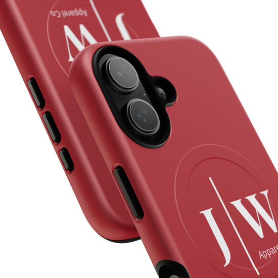 Tough “Dark Red” Magnetic iPhone Case