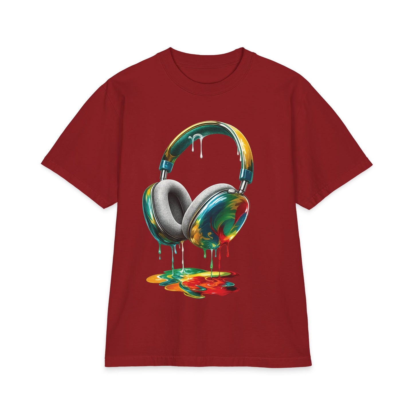 Oversize “Wet Paint” Headphones T-Shirt