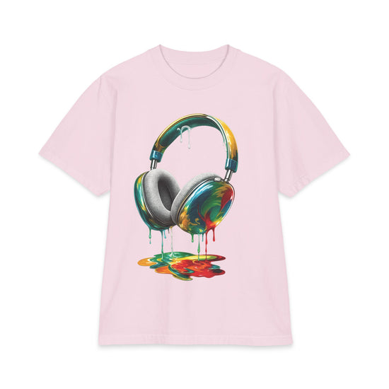 Oversize “Wet Paint” Headphones T-Shirt