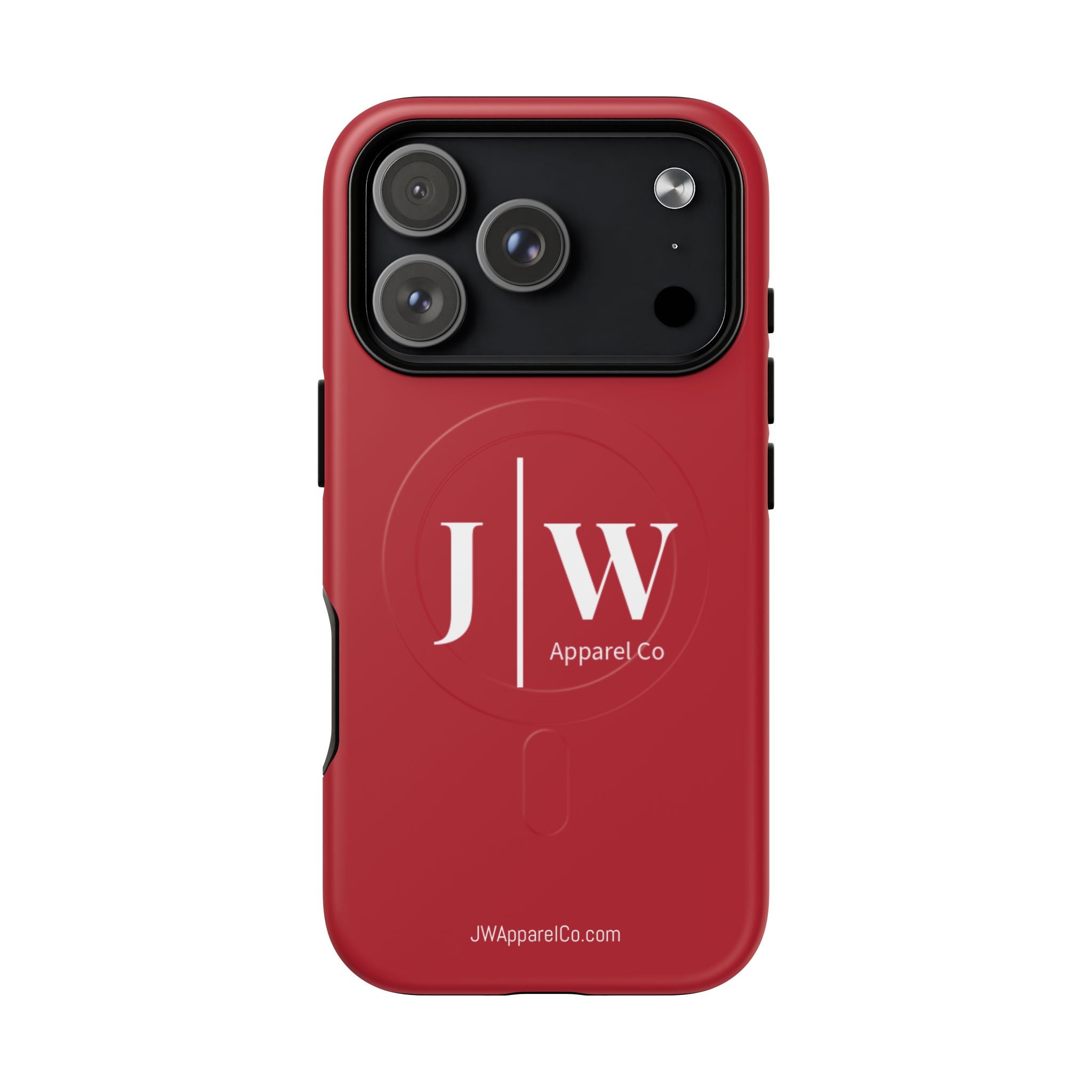 Tough “Dark Red” Magnetic iPhone Case