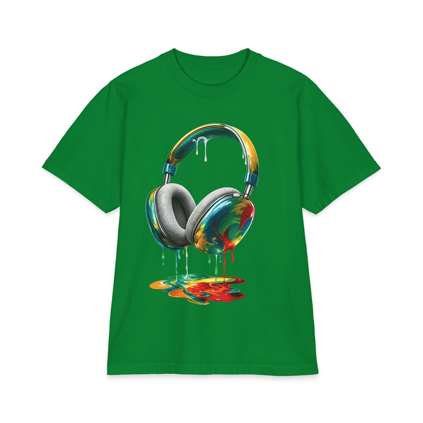 Oversize “Wet Paint” Headphones T-Shirt