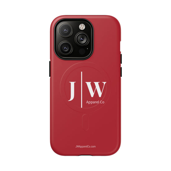Tough “Dark Red” Magnetic iPhone Case