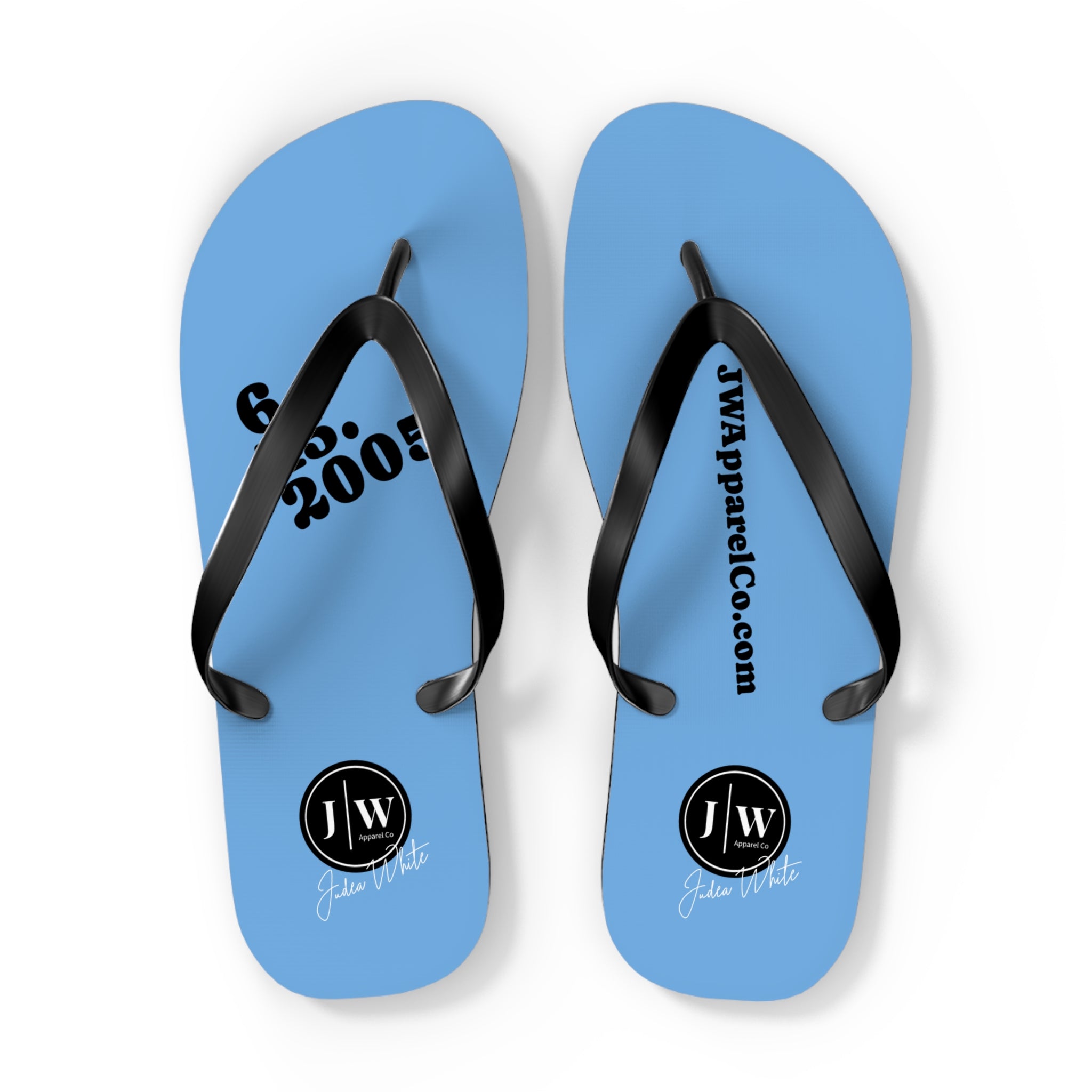 JW “Light Blue” Flip Flops