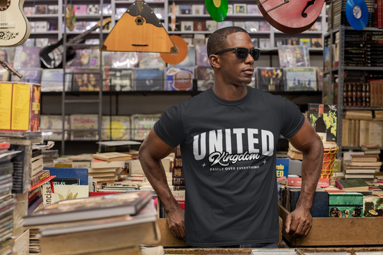 “United Kingdom” - Family Over Everything T-shirt