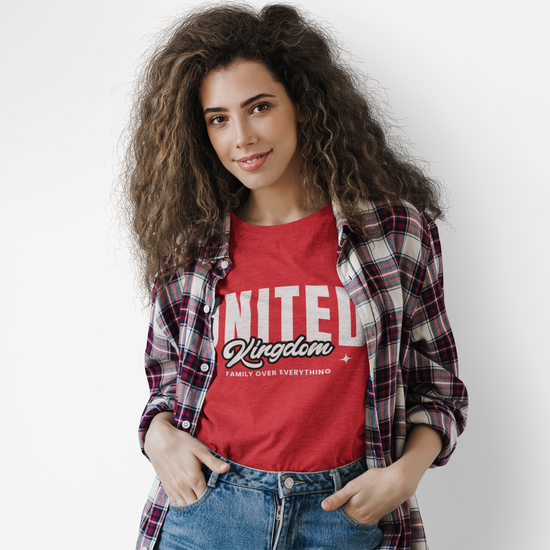 “United Kingdom” - Family Over Everything T-shirt