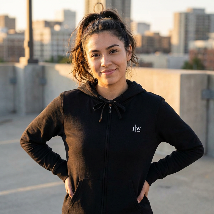 JW Minimalist Full-Zip Hoodie