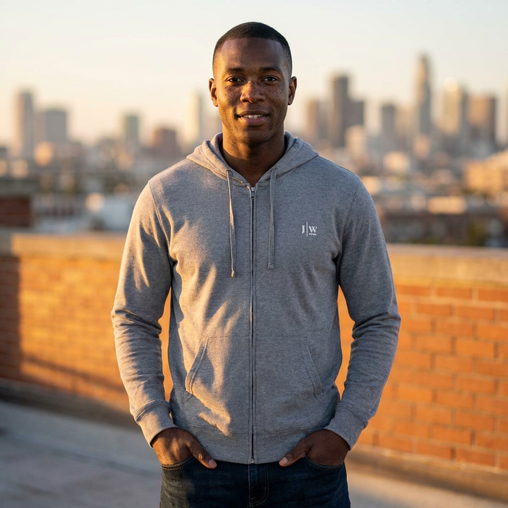 JW Minimalist Full-Zip Hoodie