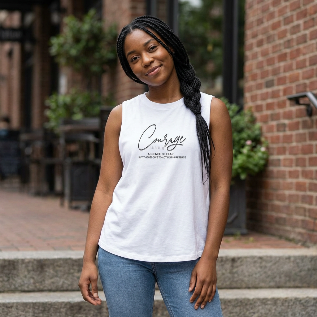 “Courage” Definition Crop Top