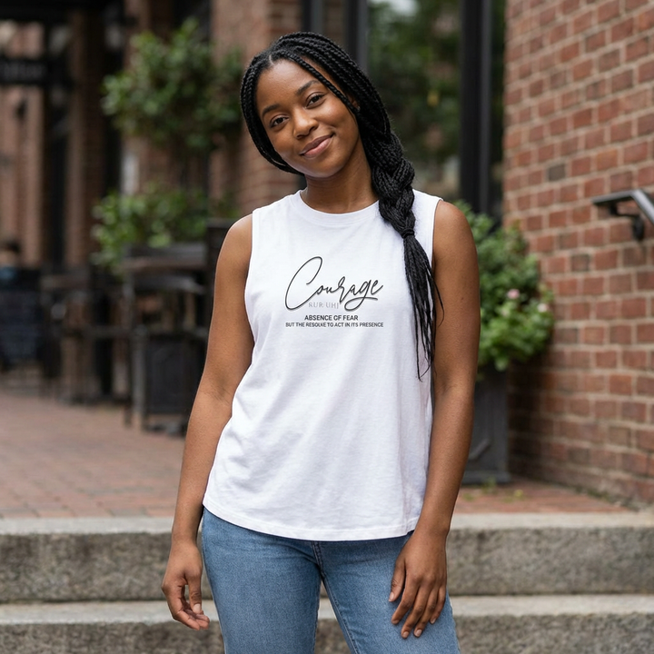 “Courage” Definition Crop Top