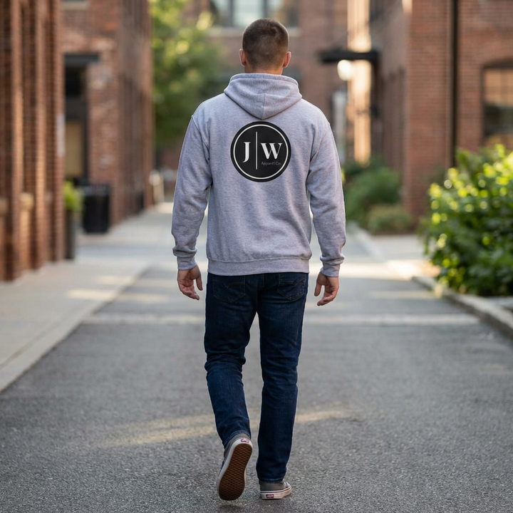 JW “Back Logo” Zip Hoodie