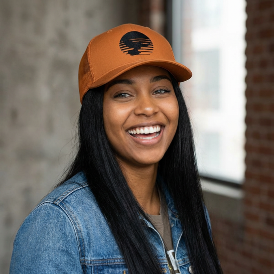 “Free Bird Sunrise v2” Snapback Trucker Cap