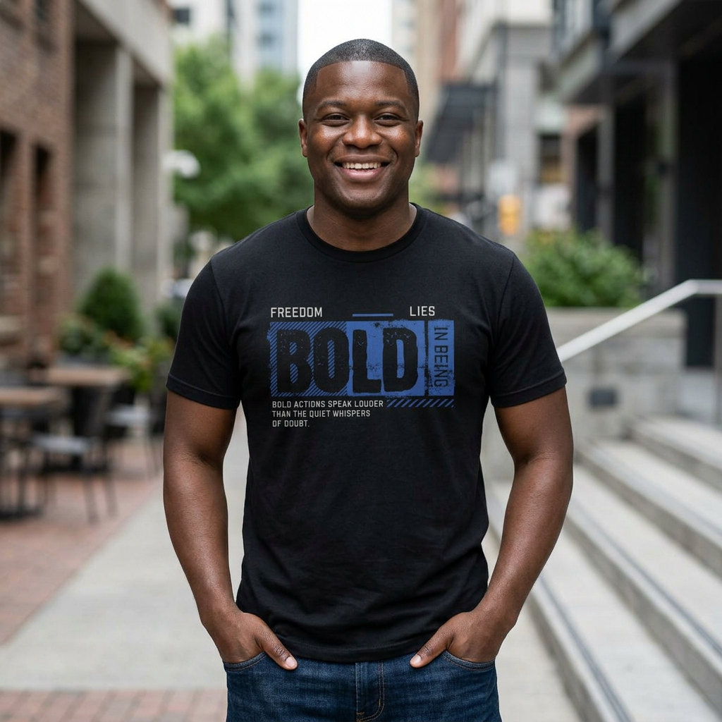 Being Bold “Blue” T‑Shirt