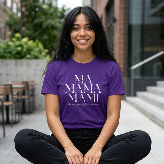 Stylish "MAMI" Mom T‑Shirt