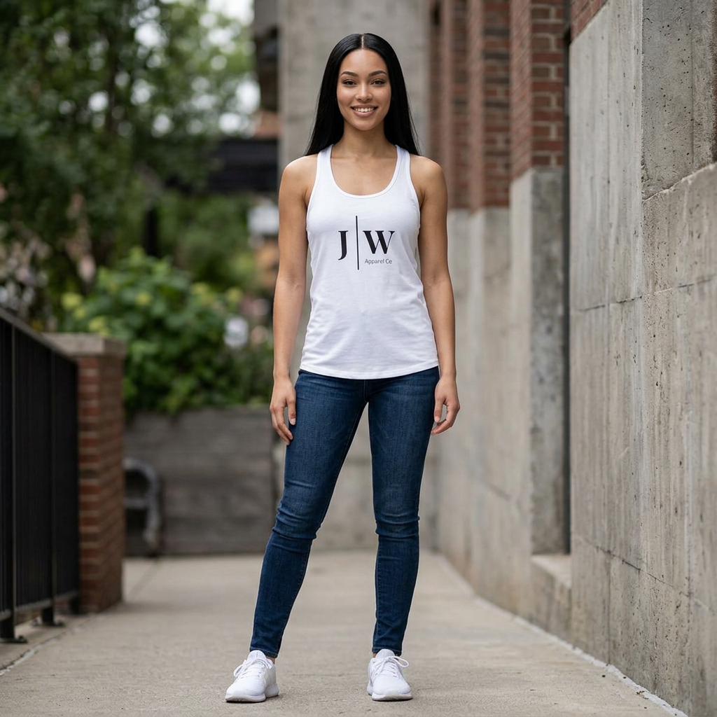 “JW” Women's Racerback Tank