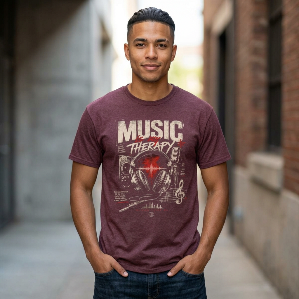 Music Therapy Graphic T-Shirt