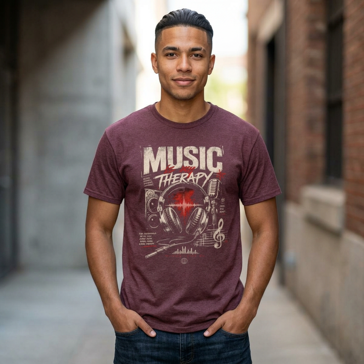 Music Therapy Graphic T-Shirt
