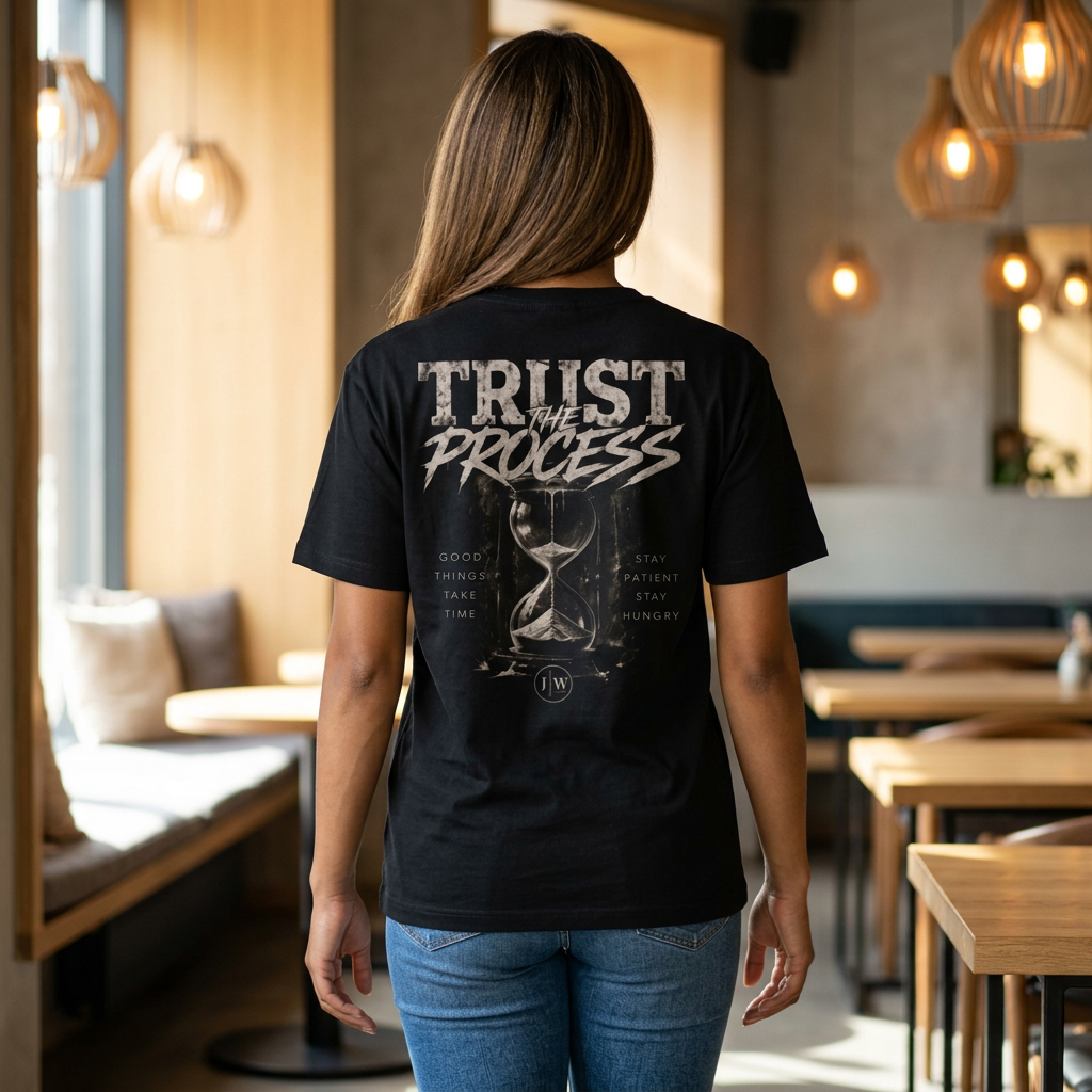 “Trust the Process” Oversized Boxy Tee