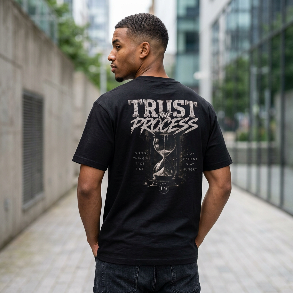 “Trust the Process” Oversized Boxy Tee